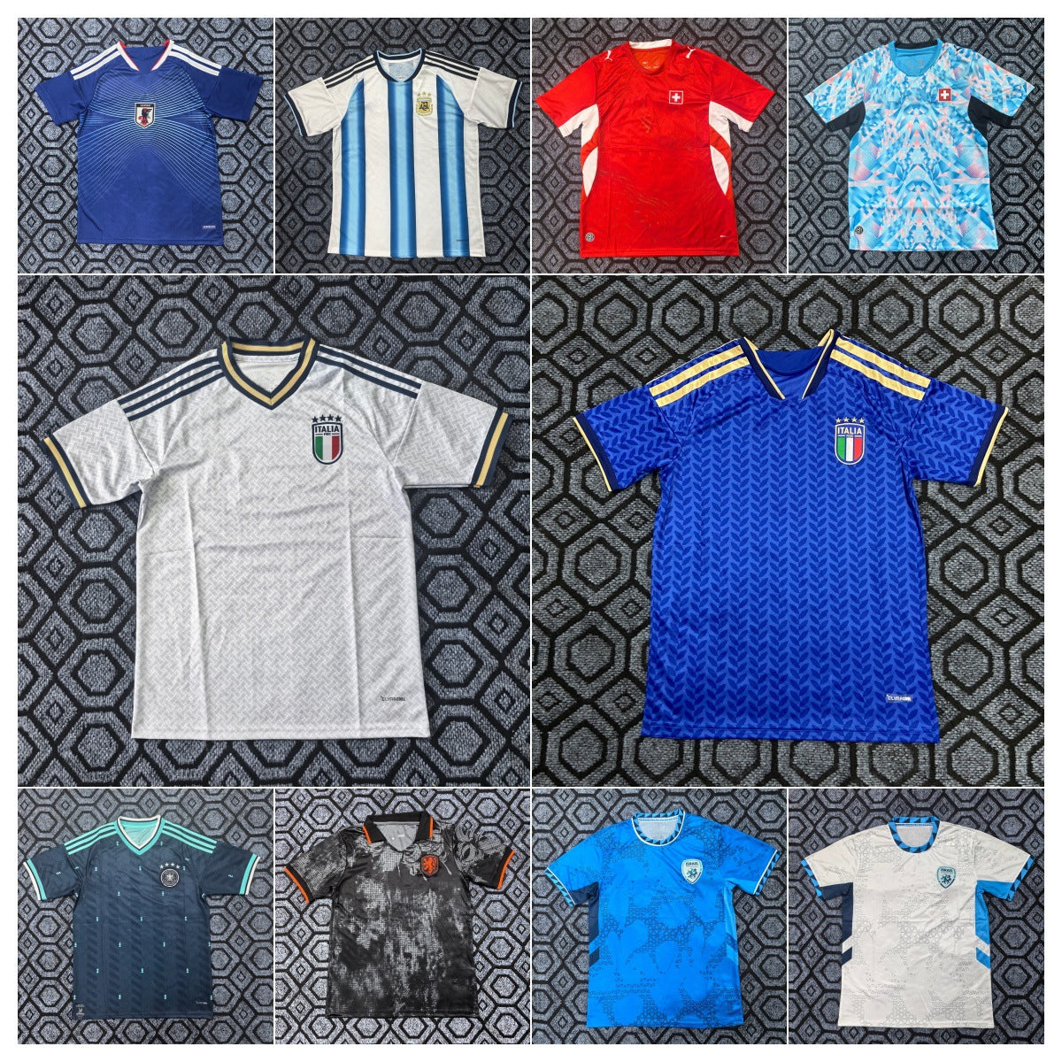 2526 National Team Thai Version Football Jersey Brazil Switzerland Netherlands Italy Belgium Portugal Argentina Jersey