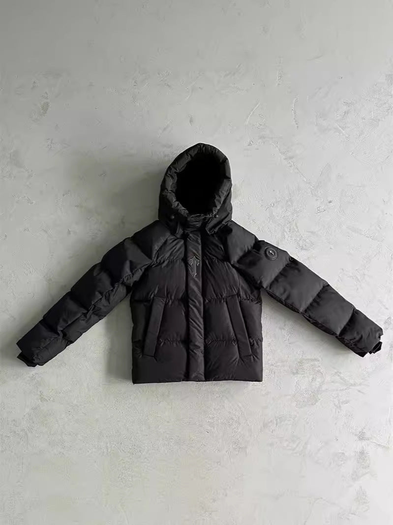 Trapstar Decoded Arch JACKET Men Gradient Black Decoding Jacket UK Drip Embroidery Tide