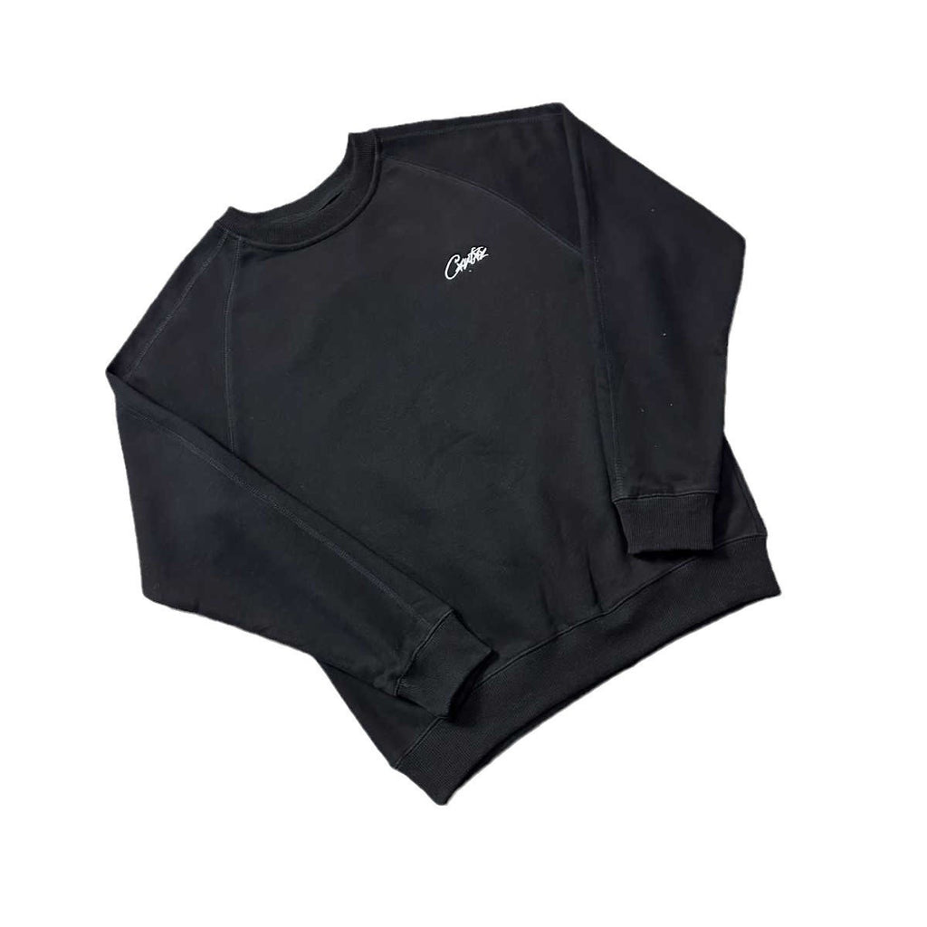 Visible Stitching, Crew Neck Sweatshirt, Long Sleeve, Hip-Hop Pullover, Autumn And Winter Top, Trendy