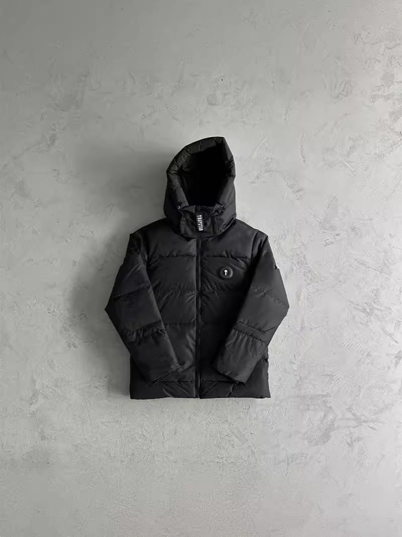 Trapstar Decoded Arch JACKET Men Gradient Black Decoding Jacket UK Drip Embroidery Tide