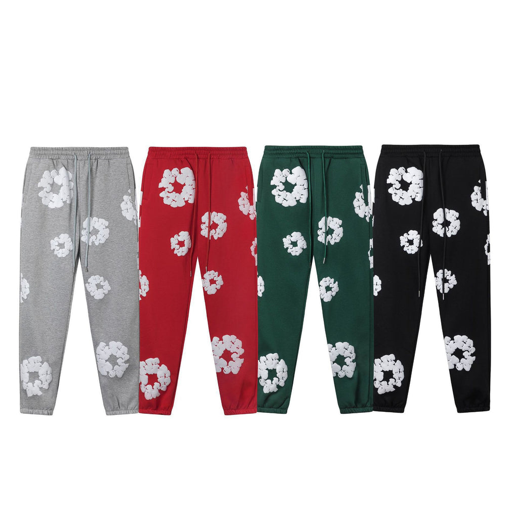 Denim Tears American Trendy Street Hip-hop Hooded Sweatshirt Suit Men&#039;s Versatile Sweatshirt Suit