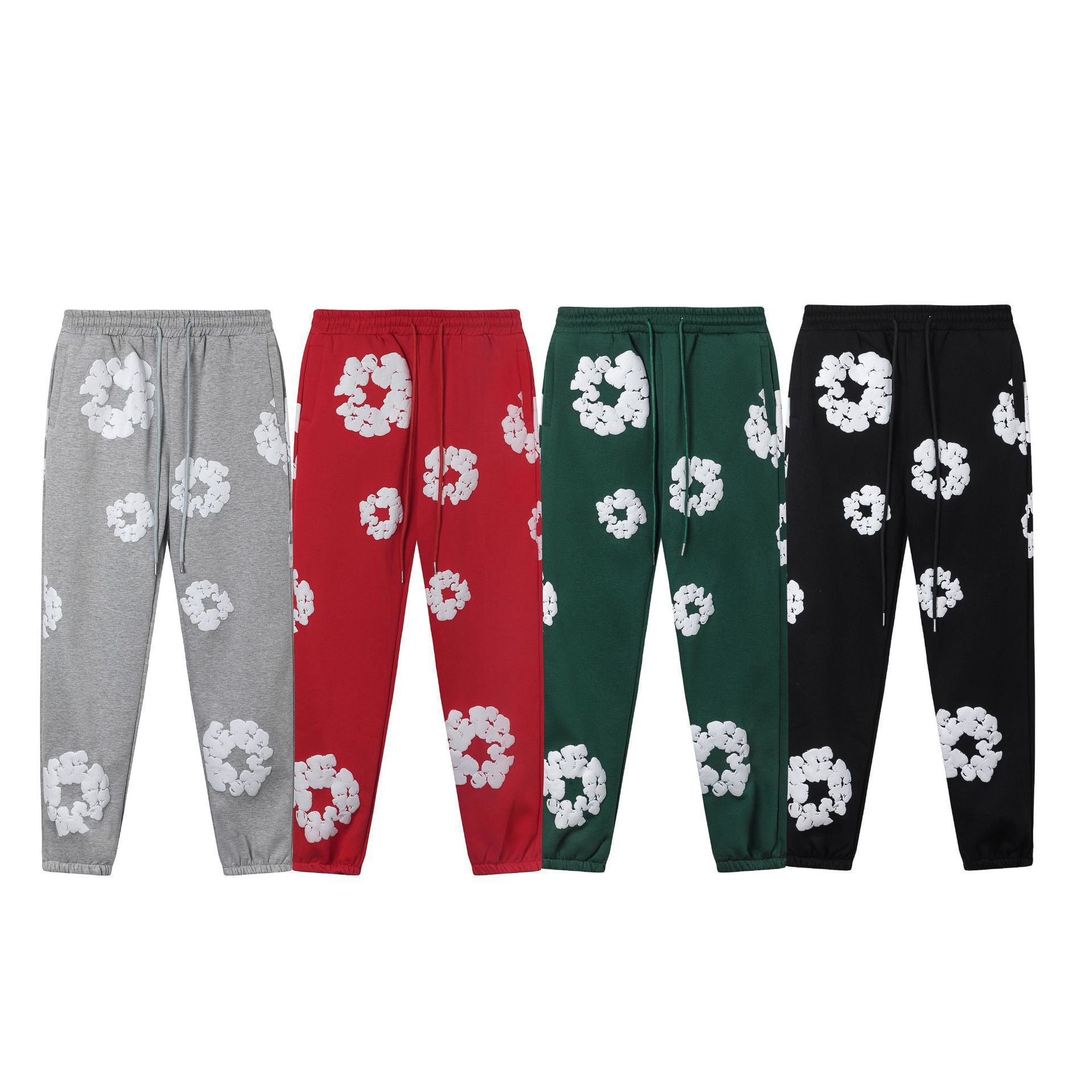 Denim Tears American Trendy Street Hip-hop Hooded Sweatshirt Suit Men&#039;s Versatile Sweatshirt Suit