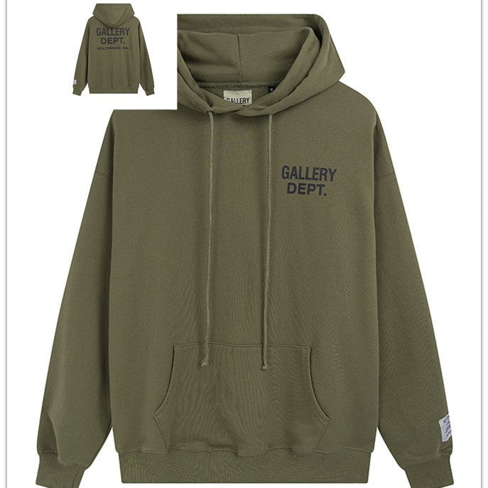 Hoodie Cross-Border Beauty Trend Classic Hoodie Pure Cotton Terry Loose Hooded Sweatshirt For Men And Women